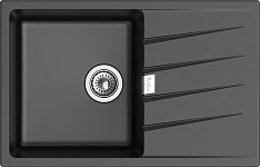 RIVELATO Мойка RAUM 78 1-чаша 780*500мм nero арт. 250_100_Array